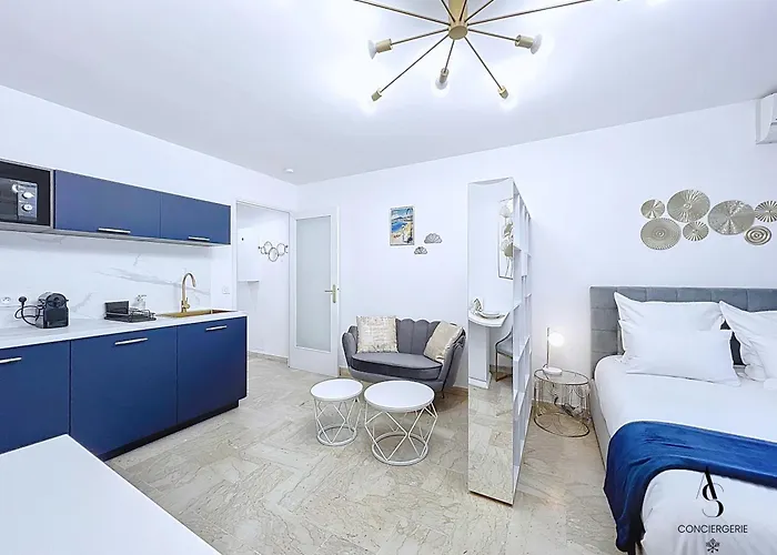 Le Gatsby - 2 Pers - 10 Min Palais - Ac Cannes