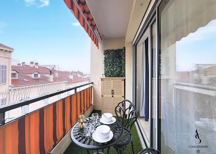 Le Gatsby - 2 Pers - 10 Min Palais - Ac Apartman